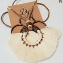 Tassel Necklace and Earrings Jewelry Set