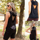 Heather Hoodie Muscle Active Tee