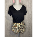 Leopard Harem Shorts