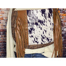 Cow Fringe Faux Leather Purse