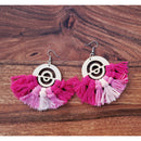 Macramé Fan Earrings