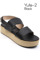 Yute 2 Black Sandals