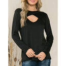 AvaGrace Black Keyhole Top - Rhondas Beauty Banter Boutique