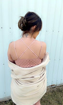 Our Love Story Begins Lace Bralette -  blush