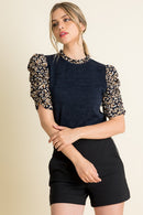 The Queen of the Jungle Rib Knit Top