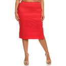 Texture Pencil Skirt