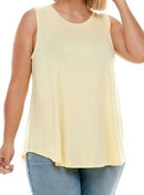 Women's Plus Size Sleeveless Top
