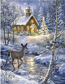 Diamond Dot DIY Paintings-Full Round 12x16- 11 Designs(612)