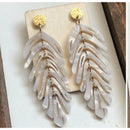 Light weight Acrylic Leaf Earring Dangles