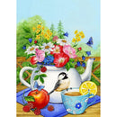 Diamond Dot DIY Paintings-Full Round 12x16- 13 Flower Designs(615)