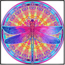 Diamond Dot DIY Paintings- Partial Round Rhinestones 12x12- 10 Animal Designs(175)