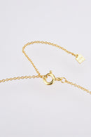 Zircon Star and Moon Pendant Necklace