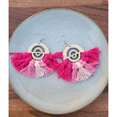 Macramé Fan Earrings
