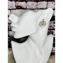 Clay Pumpkin Stud Earrings