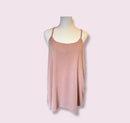 Satin Racerback Round Neck Cami