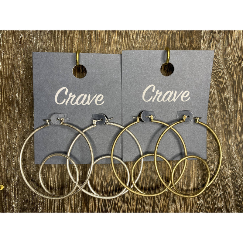Crave Hoop Earrings