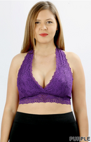 Lace Halter Bralette-2 Colors(45)