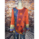 Boho Print Long Sleeve Top