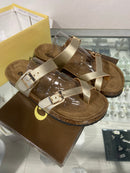 Bork 30 Gold Metallic Sandals