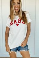 Babe Tee in Cream