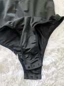 Swiss Dot Sleeves Bodysuit