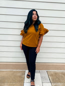 Statement Sleeves Blouse