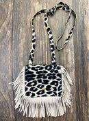 Boho Fringe Crossbody Flap Purse