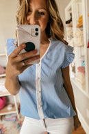 Baby Blues and Ruffles Top