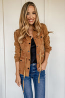 Mirabel Camel Utility Jacket