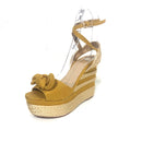 Xiomara Yellow Marigold Wedges Heels Shoes