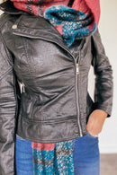 Midler Moto Leather Jacket