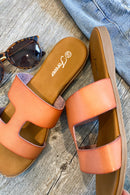 Alibi Sandals in Cognac
