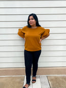 Statement Sleeves Blouse