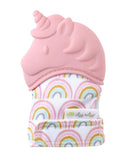 Unicorn Silicone Teething Mitts