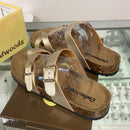 Bork 30 Gold Metallic Sandals