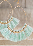 Teardrop Tassel Earrings