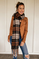 The Natasha Suede Jacket in Camel