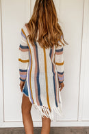 Boho Getaway Island Knit Swimsuit Cover Up