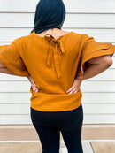 Statement Sleeves Blouse