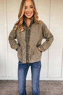 Soft and Cozy Fleece Bomber Jacket