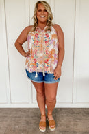 The Leighton Embroidered Tank - PLUS