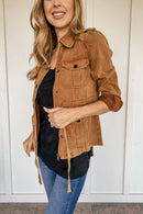 Mirabel Camel Utility Jacket