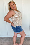 Break It Fast Leopard Knit Top