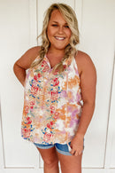 The Leighton Embroidered Tank - PLUS