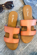 Alibi Sandals in Cognac