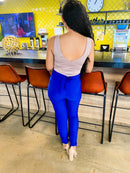 Plunging V Bodysuit Black