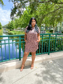 Leopard T-shirt Dress
