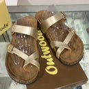 Bork 30 Gold Metallic Sandals