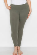 Your Favorite Leggings in Grey Sage -PLUS