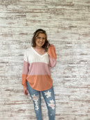 Keep Things Interesting Color Block Top